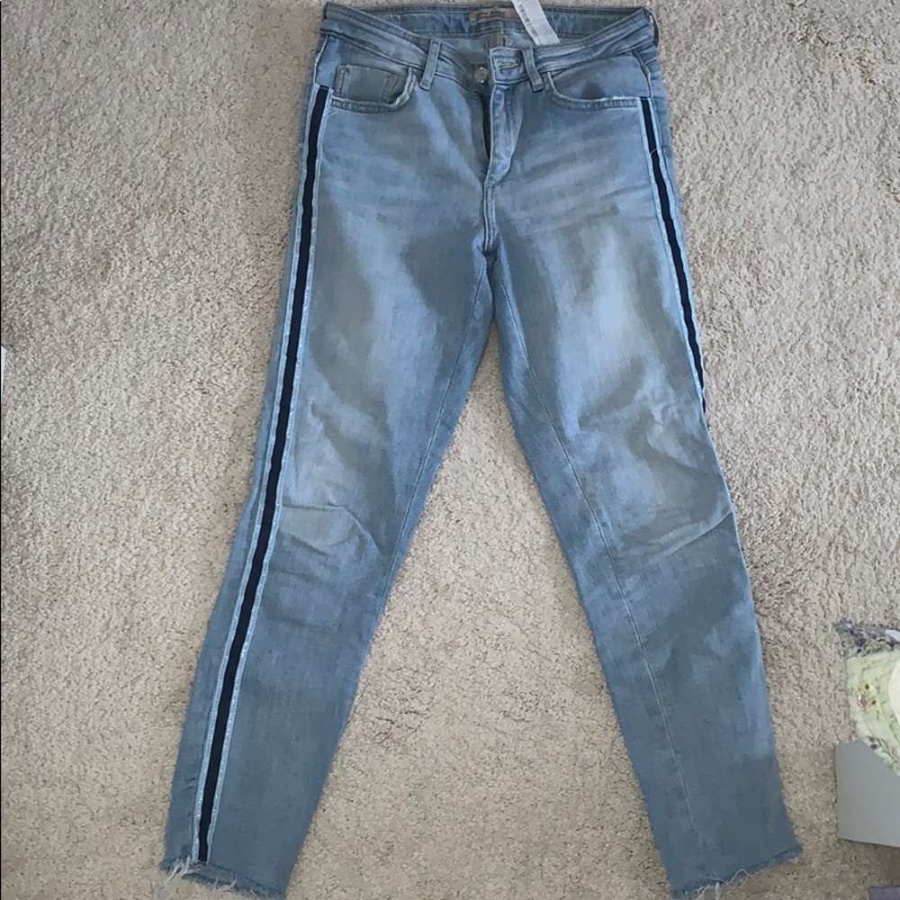 ZARA Light wash skinny jeans